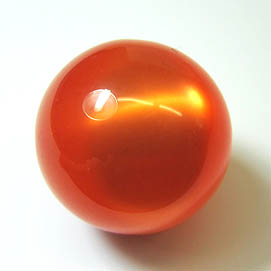 Polaris-Perle glanz 20mm orange